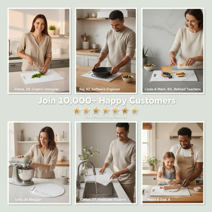 Chevola 2CHEFF – WHITE Marble Cutting Board